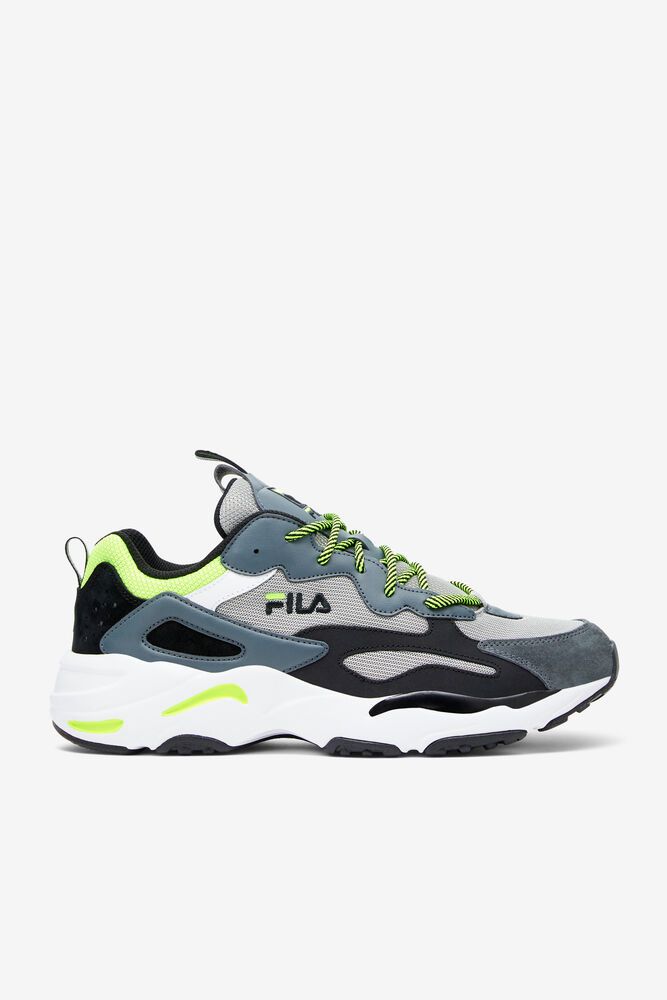 Fila Sneakers Ray Tracer Mens Black/Grey - India IWX-619450